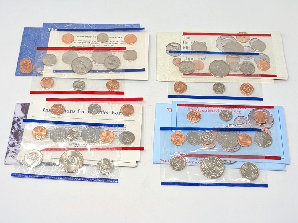 (4) 1990s Mint Sets