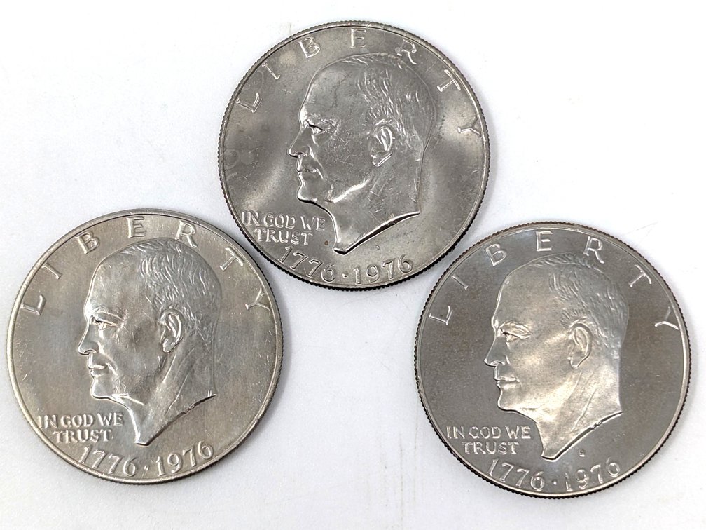 1976 P/D/S Ike Dollars