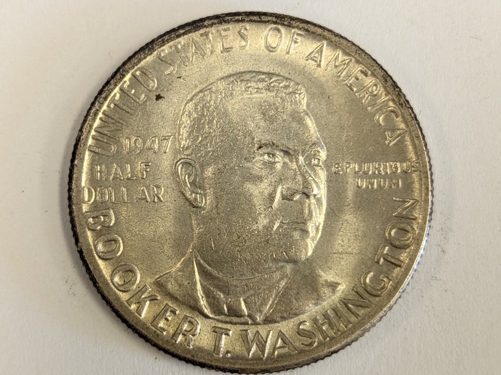 1947 BU Booker T Half Dollar