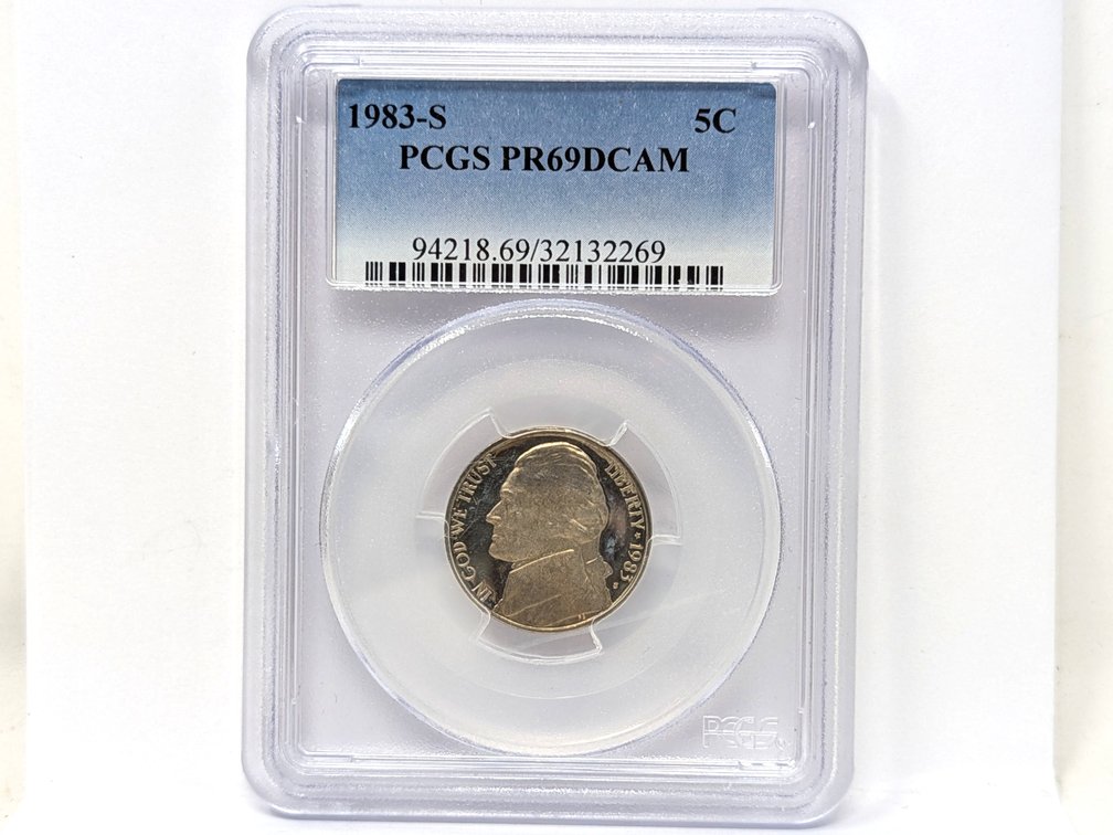 1983-S PCGS PR69DCAM Nickel