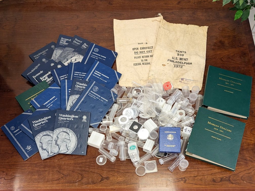 Coin Collecting Supplies Lot - No Coins