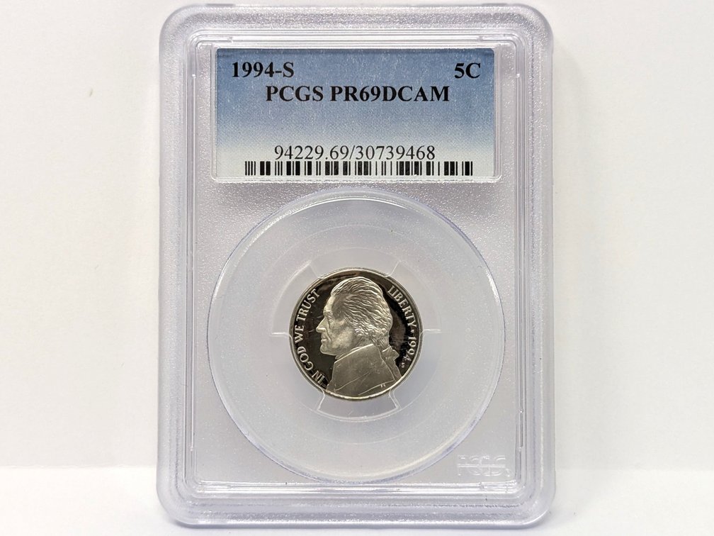 1994-S PCGS PR69DCAM Nickel