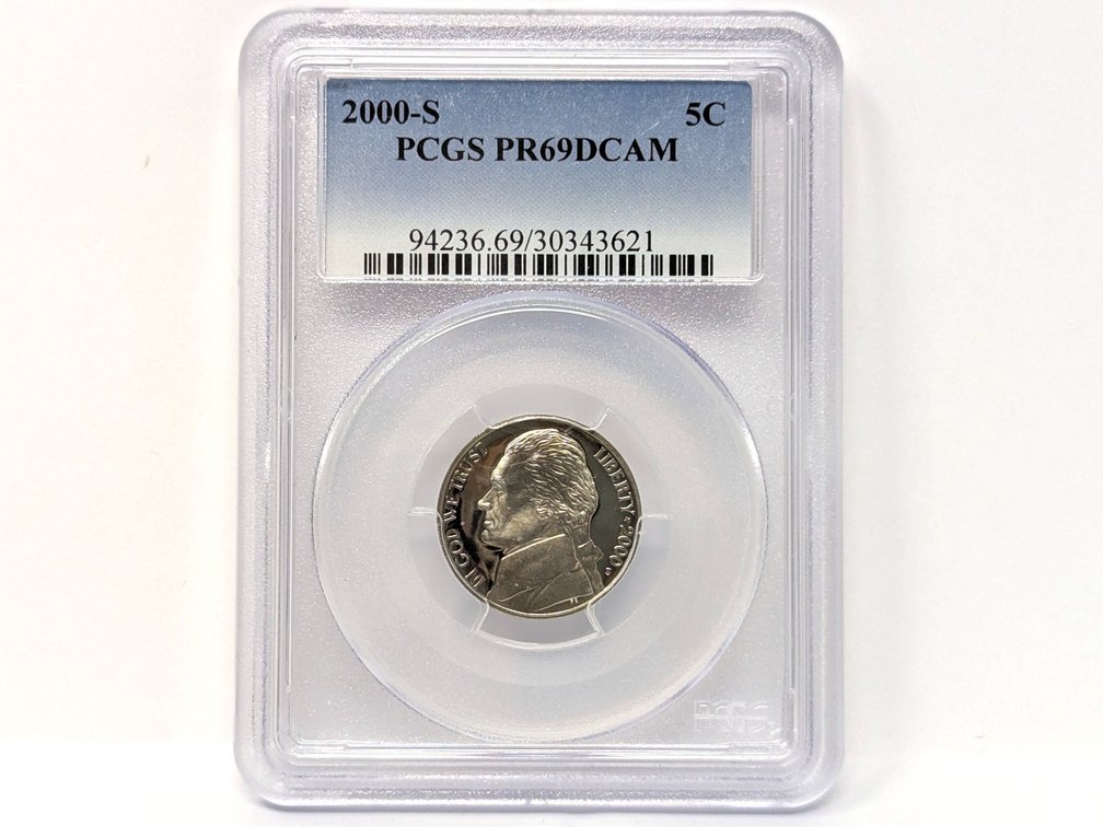 2000-S PCGS PR69DCAM Nickel