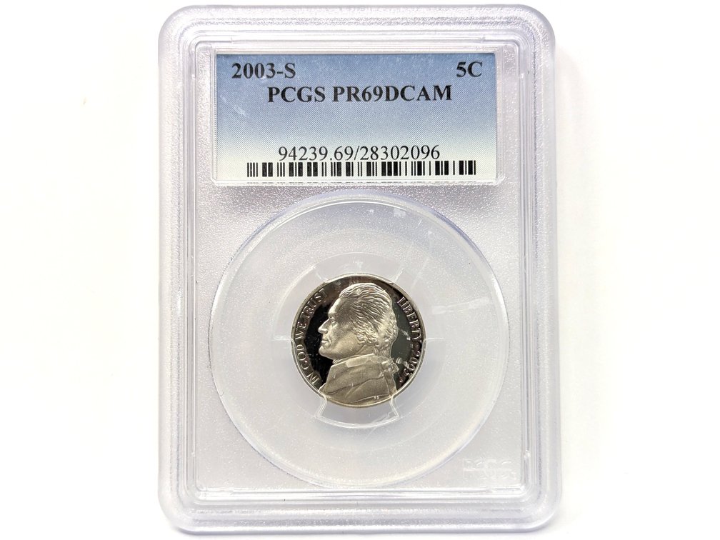 2003-S PCGS PR69DCAM Nickel