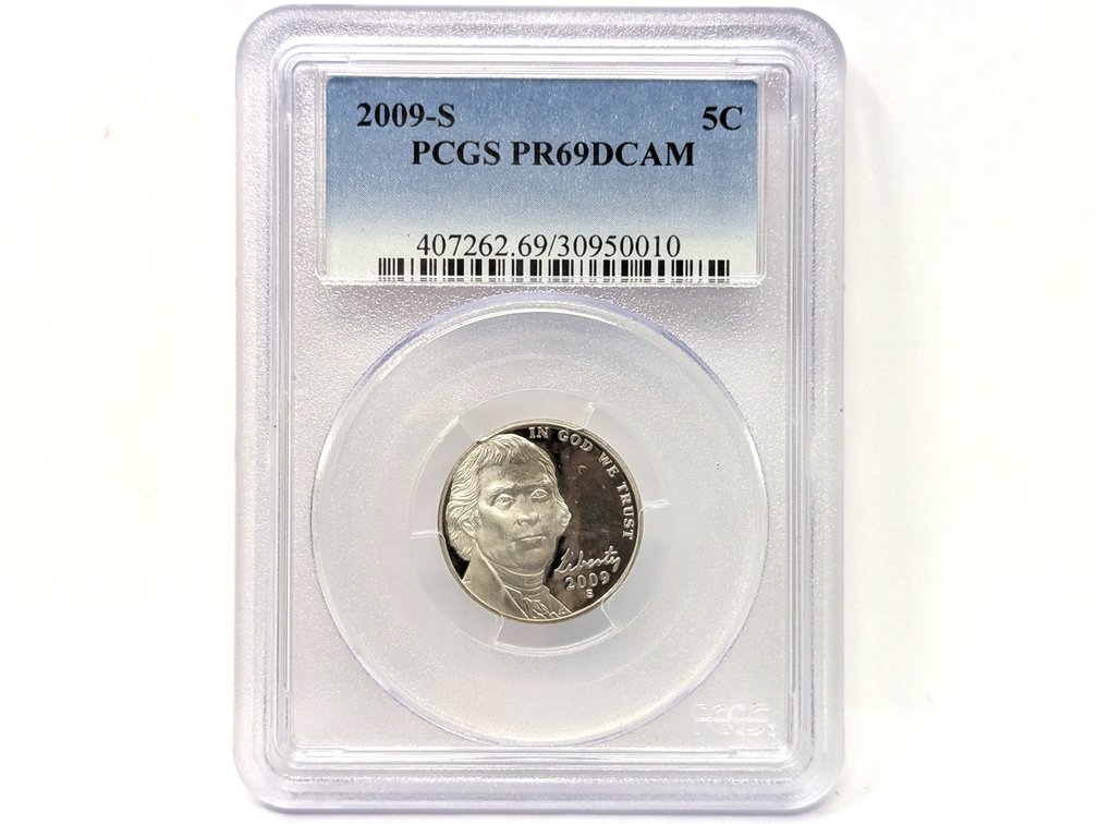 2009-S PCGS PR69DCAM Nickel