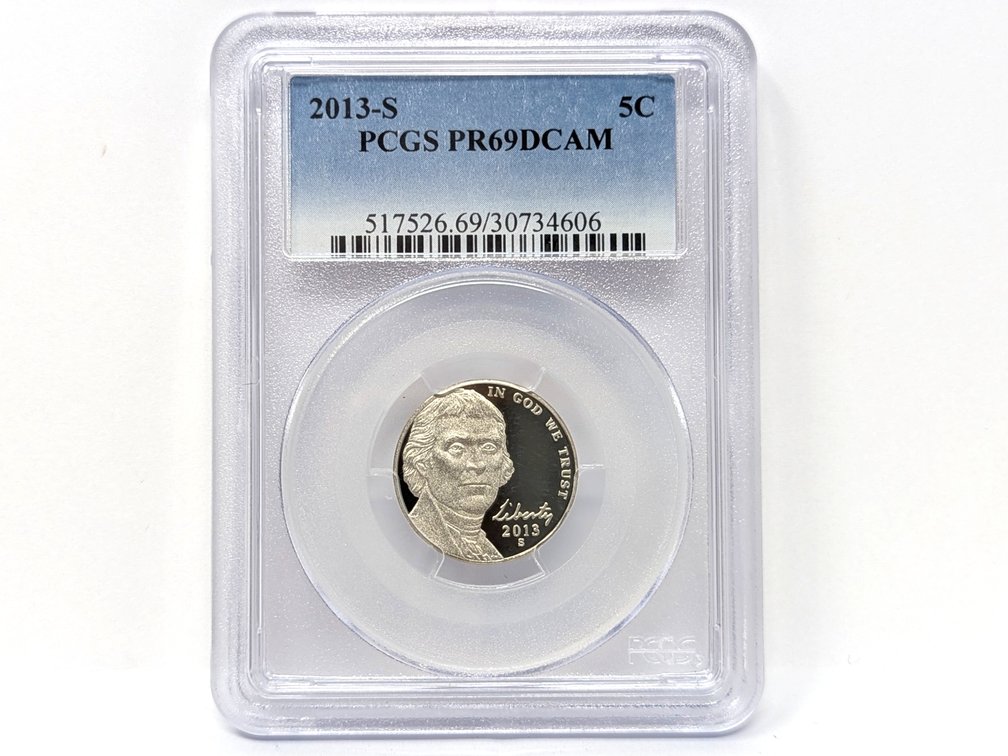 2013-S PCGS PR69DCAM Nickel