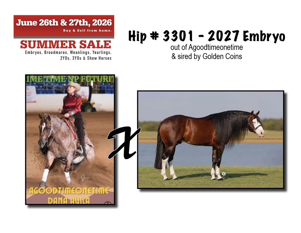 2027 Embryo (Golden Coins x Agoodtimeonetime)