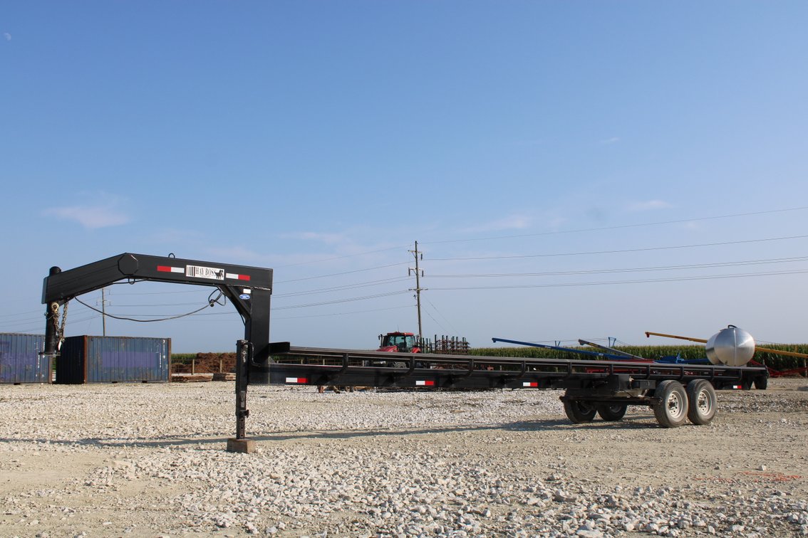 hyd bale dump trailer