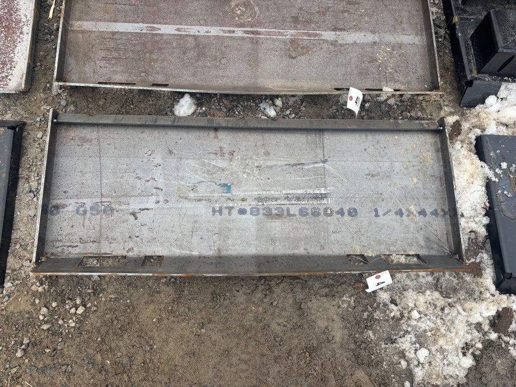 Blank Skid Steer Plate