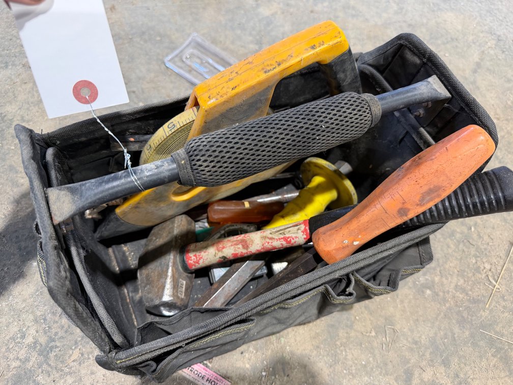 Tool bag with miscellaneous tools