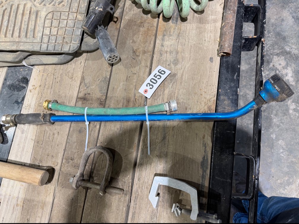 Garden hose extension and nozzle