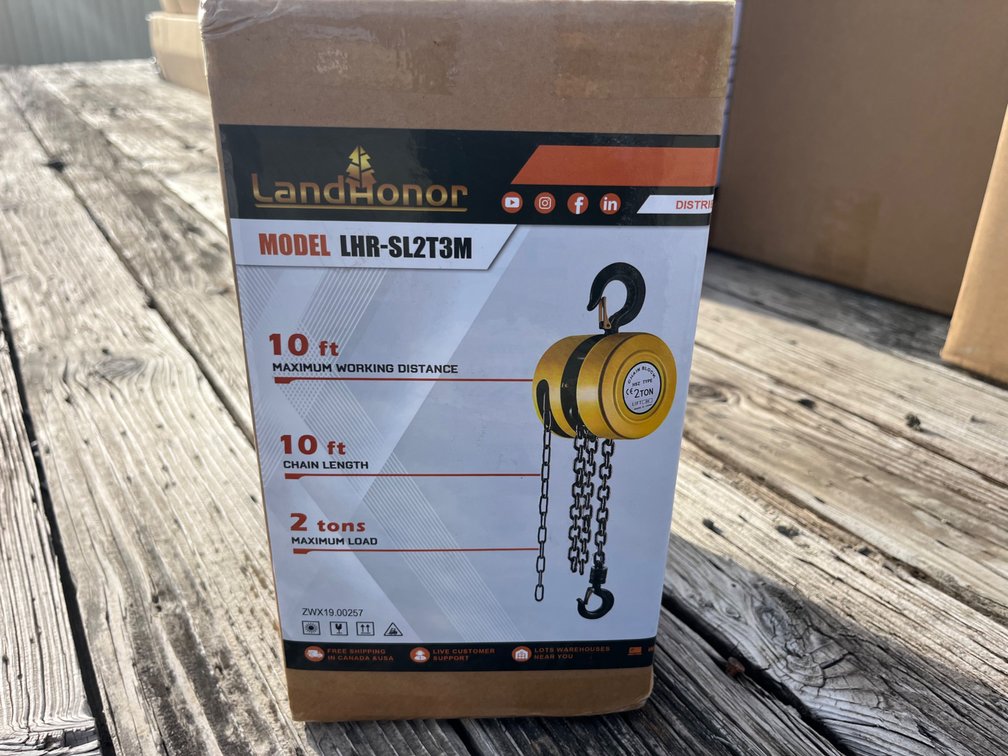 New Land Honor 2 Ton Chain Hois