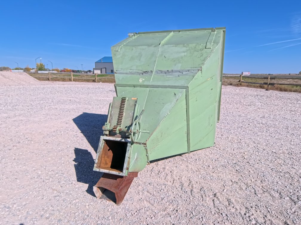 72 inch x 78 inch Grain Hopper With Roller Gate