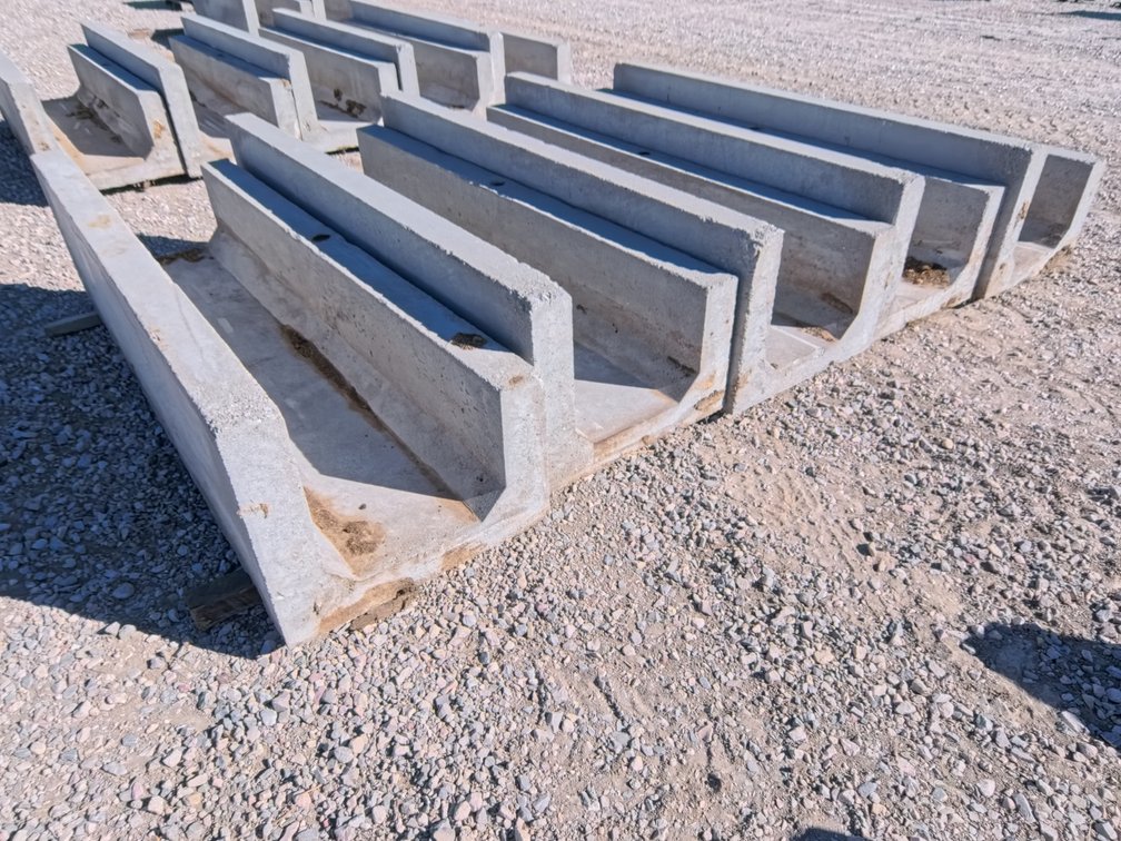 8ft Concrete J-Bunks (5 Count)