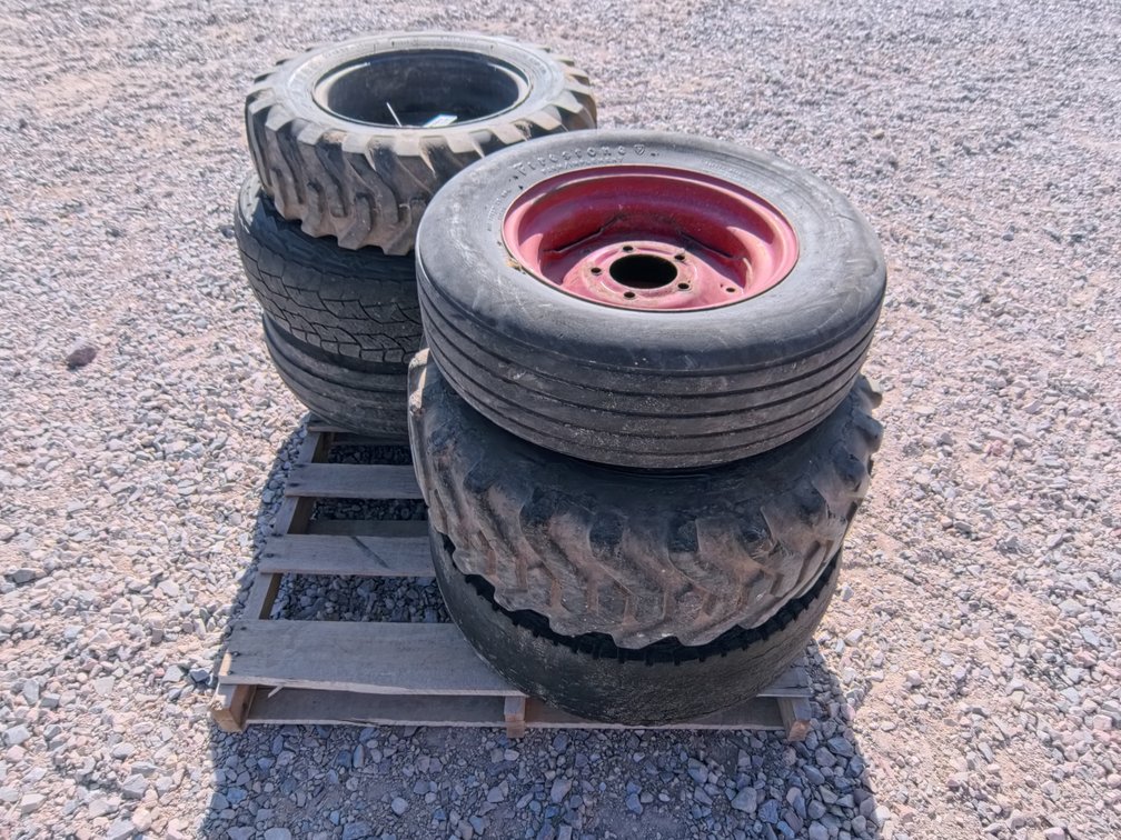 Pallet Of 6 Assorted Tires And Rims