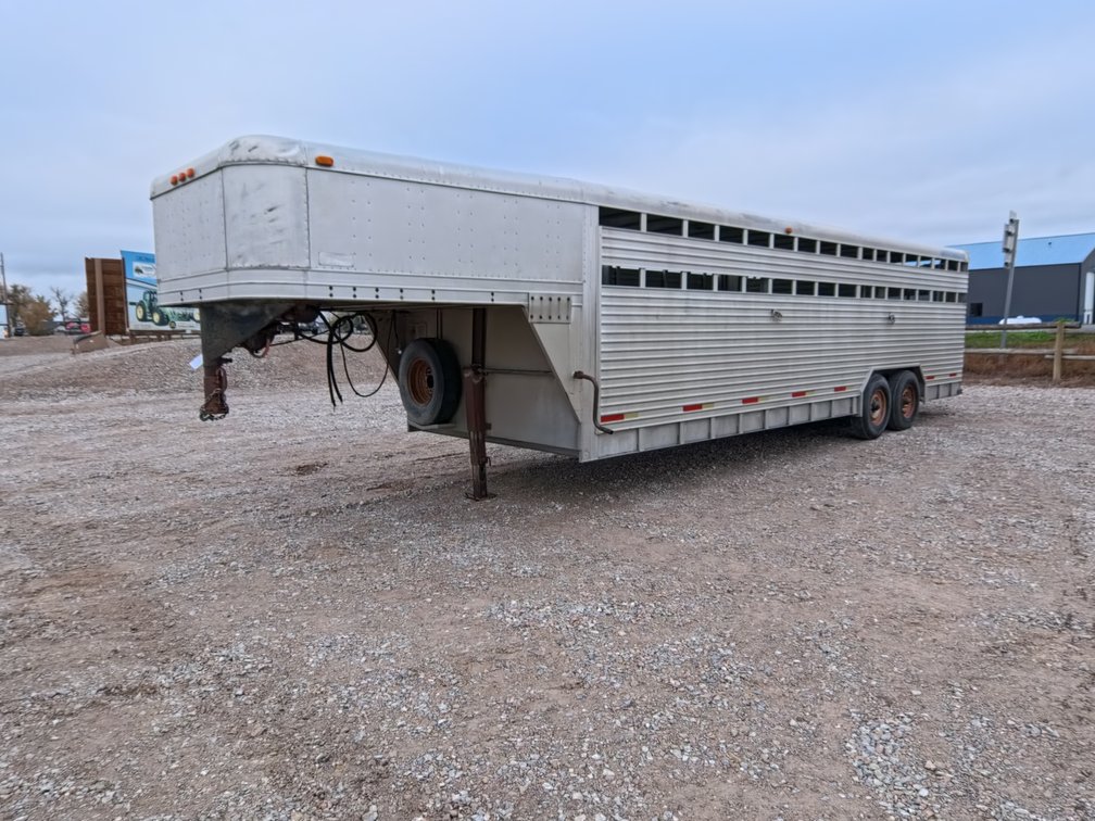 1987 Featherlight Stock Trailer