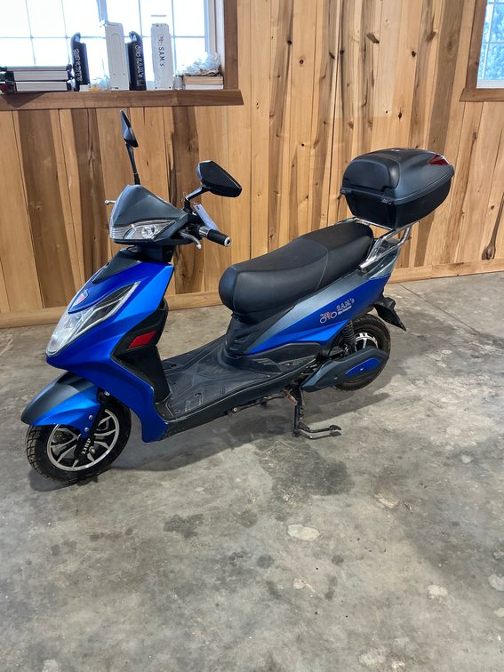SAMs Blue Electric Bike/Scooter