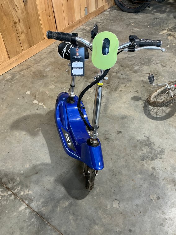 Blue E-Scooter