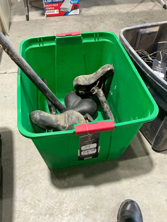 Bike Seats & Bike Forks, sprockets, miscellaneous tools and parts