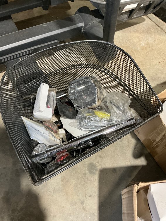Assorted Bike Parts, Accessories, Bike Tools