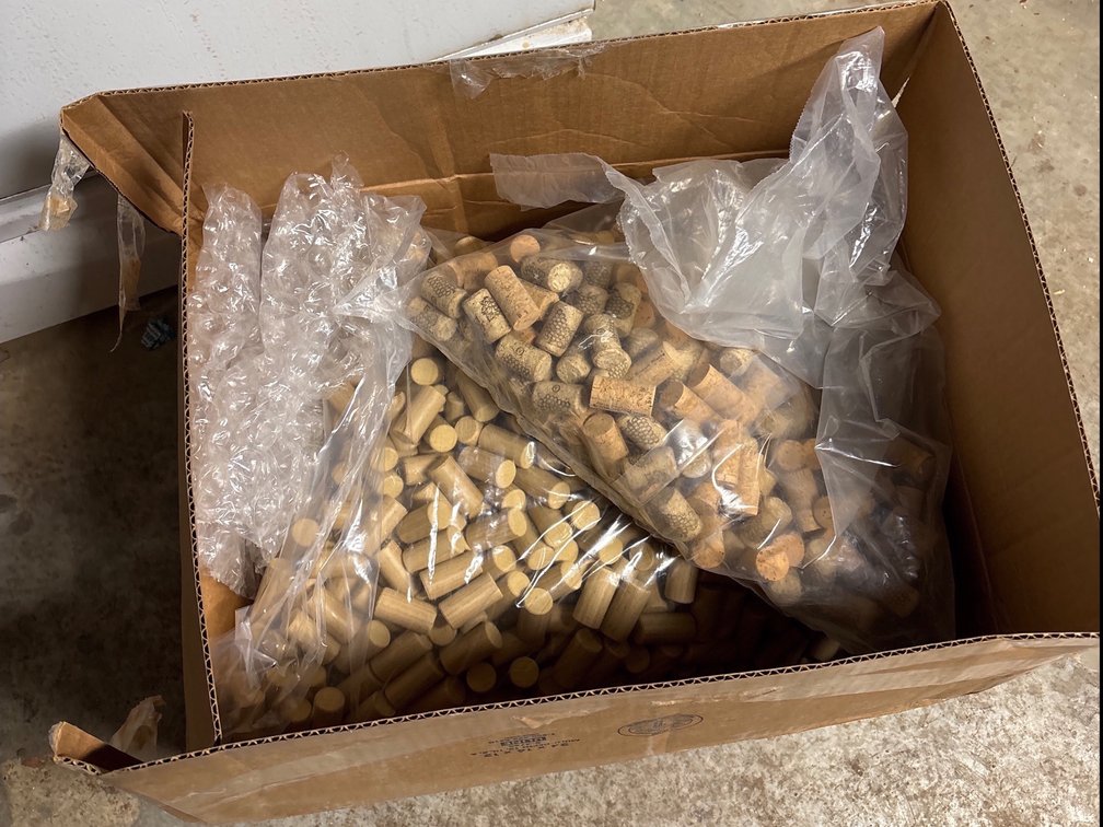 Unused Wine Corks
