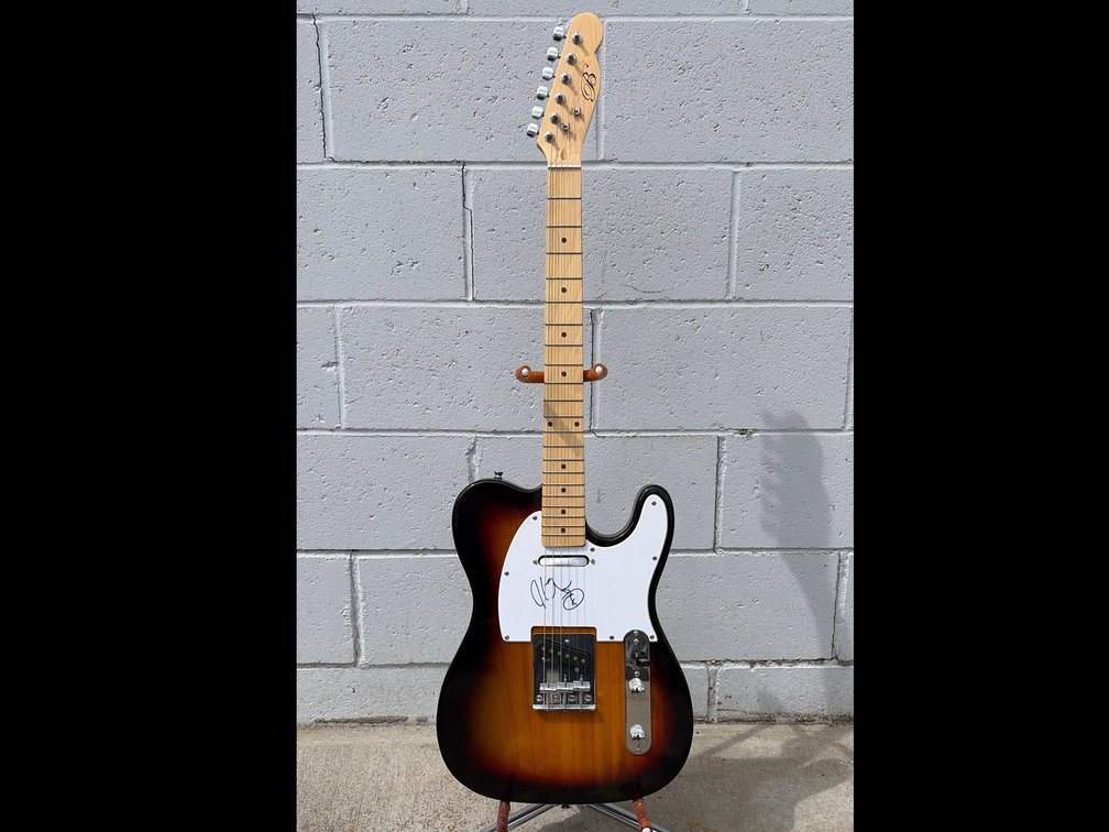 Telecaster-Style Electric Guitar signed by Alan Jackson