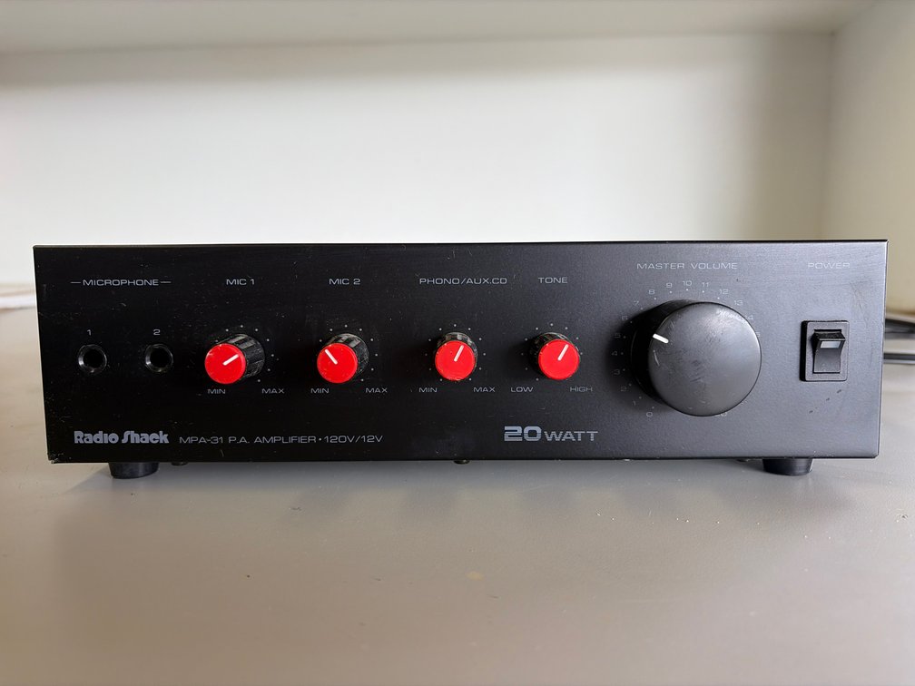 Radio Shack MPA-31 20-Watt PA Amplifier