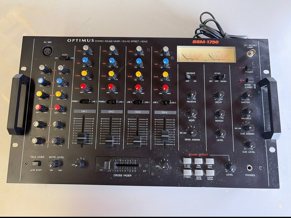 Optimus Stereo sound mixer/sound effect/echo