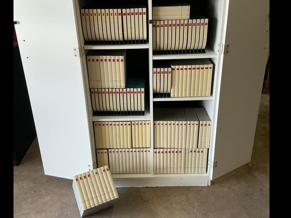 Reel to Reel Storage Cases with reels