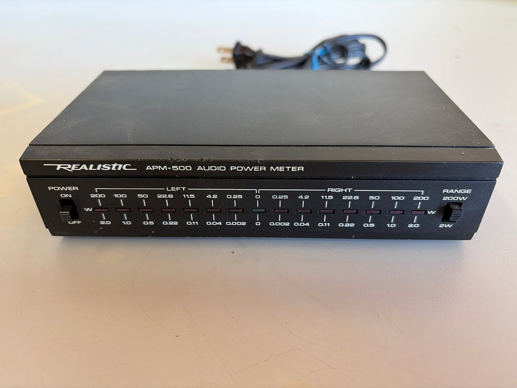 Realistic Amp-500 Audio Power Meter