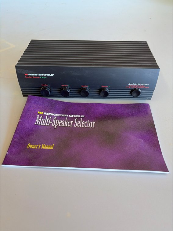 Monster Cable Multi-Speker Selector