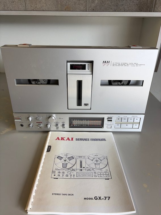Akai GX-77 Auto-Reverse Stereo reel-to-reel tape recorder