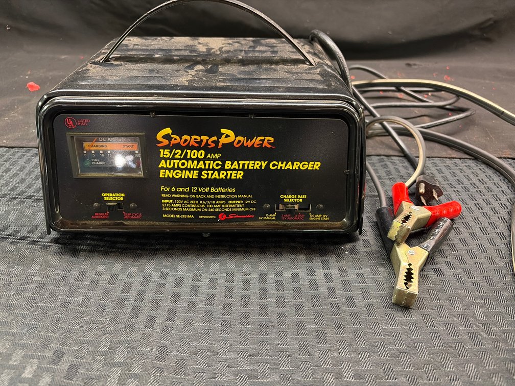 Automatic Battery Charger Engine Starter