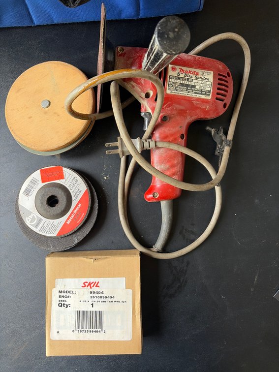 5 inch Disc sander and accessories