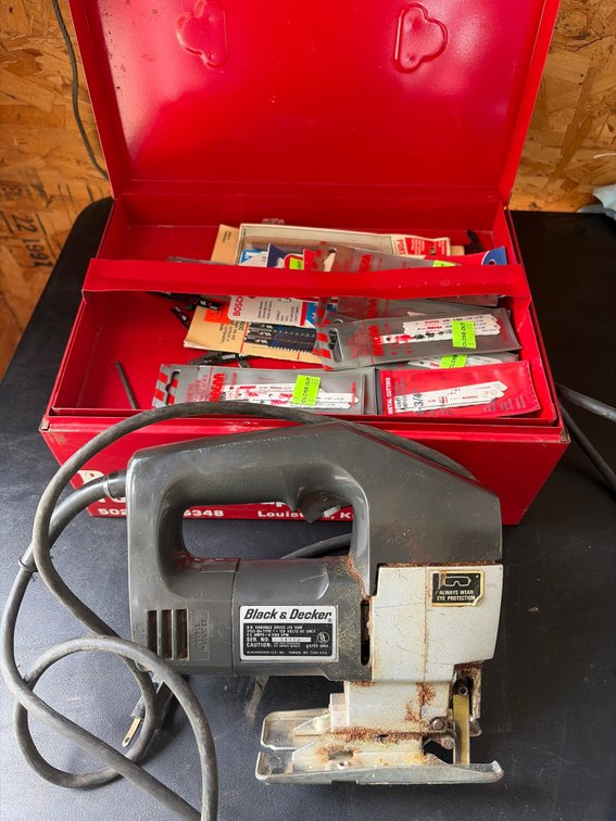 Jig Saw & Blades & Tool Box