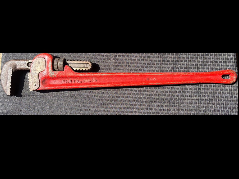 Proto 836-HD Heavy Duty straight pipe wrench