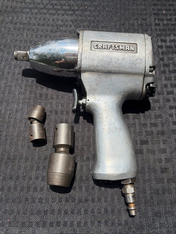 Craftsman 3/8 Air Impact with Swivel Sockets