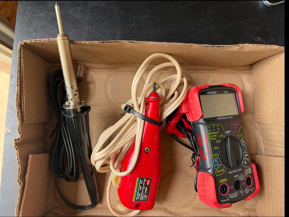 Volt Meter & Electric Pencil Engraver & Soldering Iron