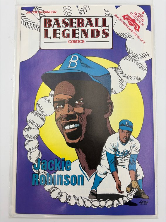 1992 Jackie Robinson Baseball Legend Comic