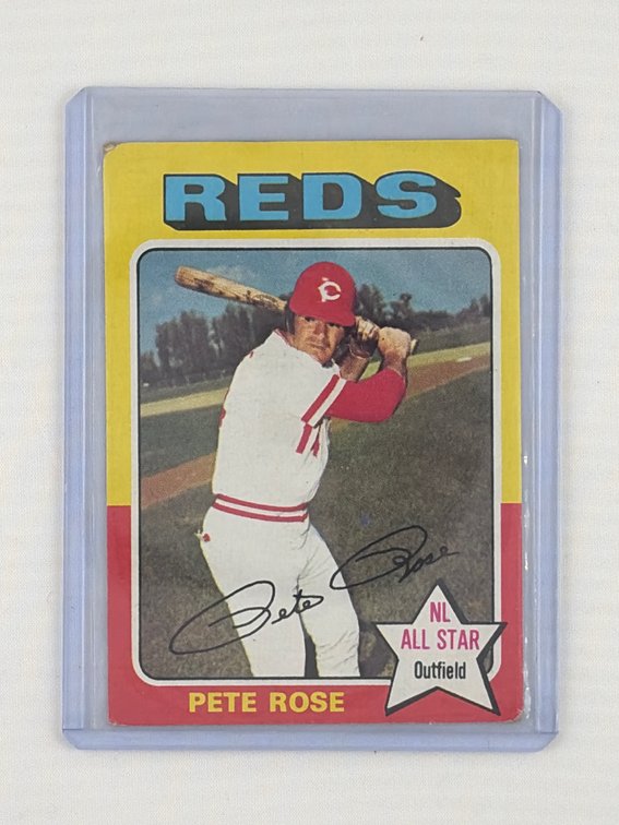 1975 Pete Rose Topps Baseball Card #320