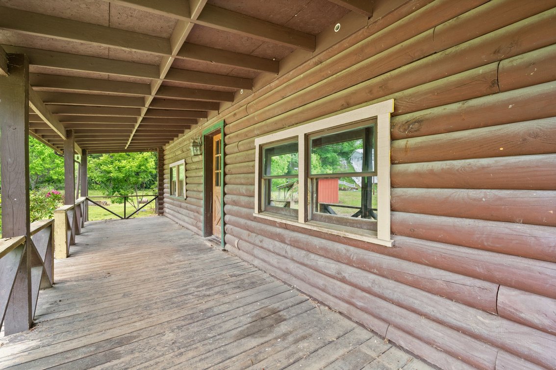 Image for Log Cabin on Basement | 10± Scenic Acres with Creek Frontage Online Auction