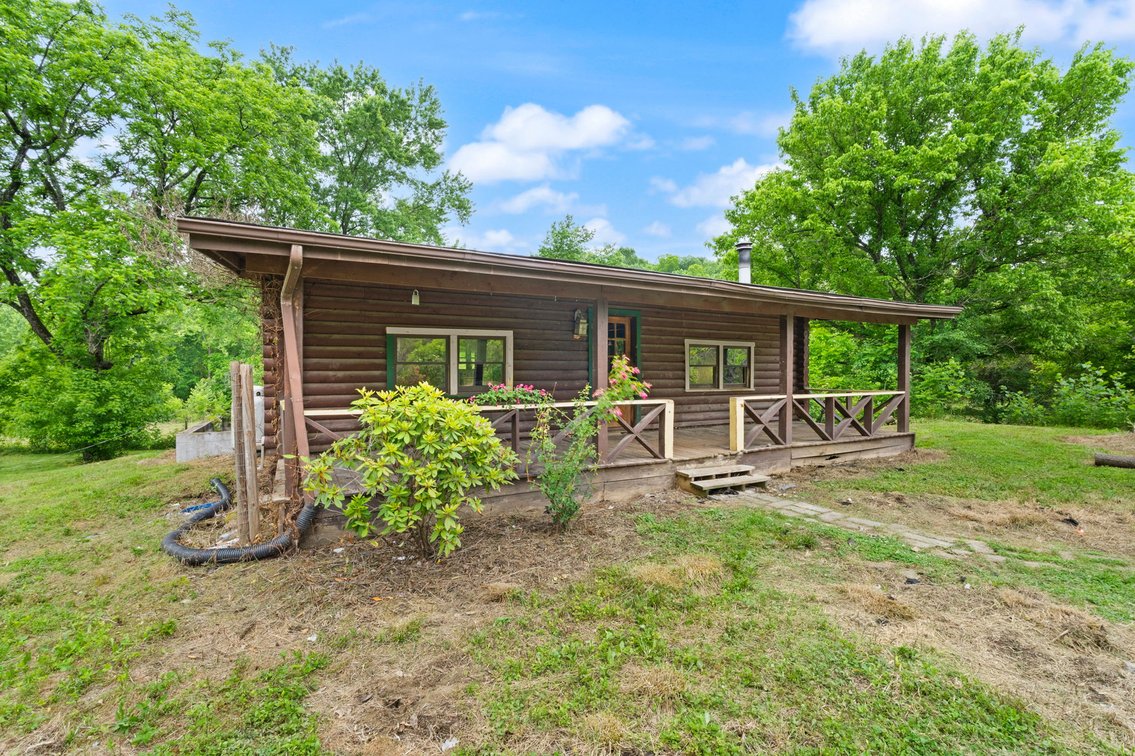 Image for Log Cabin on Basement | 10± Scenic Acres with Creek Frontage Online Auction