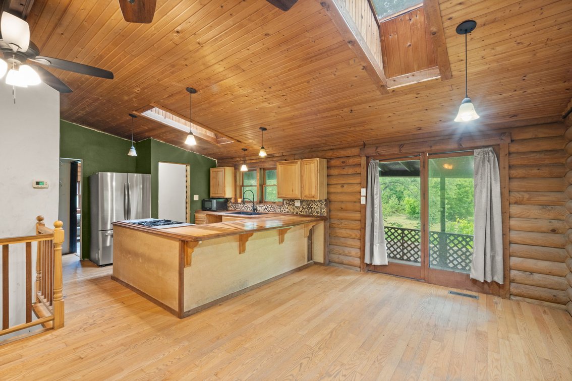 Image for Log Cabin on Basement | 10± Scenic Acres with Creek Frontage Online Auction