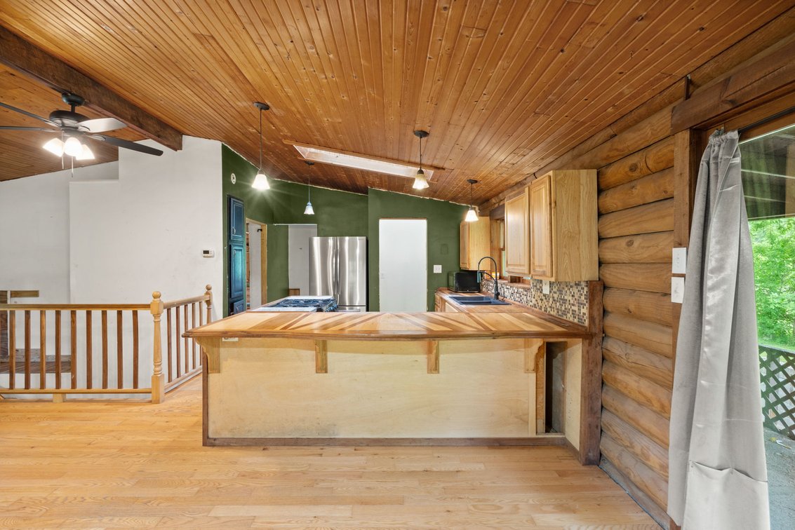 Image for Log Cabin on Basement | 10± Scenic Acres with Creek Frontage Online Auction