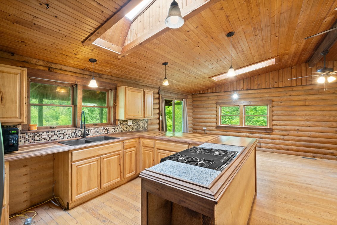 Image for Log Cabin on Basement | 10± Scenic Acres with Creek Frontage Online Auction