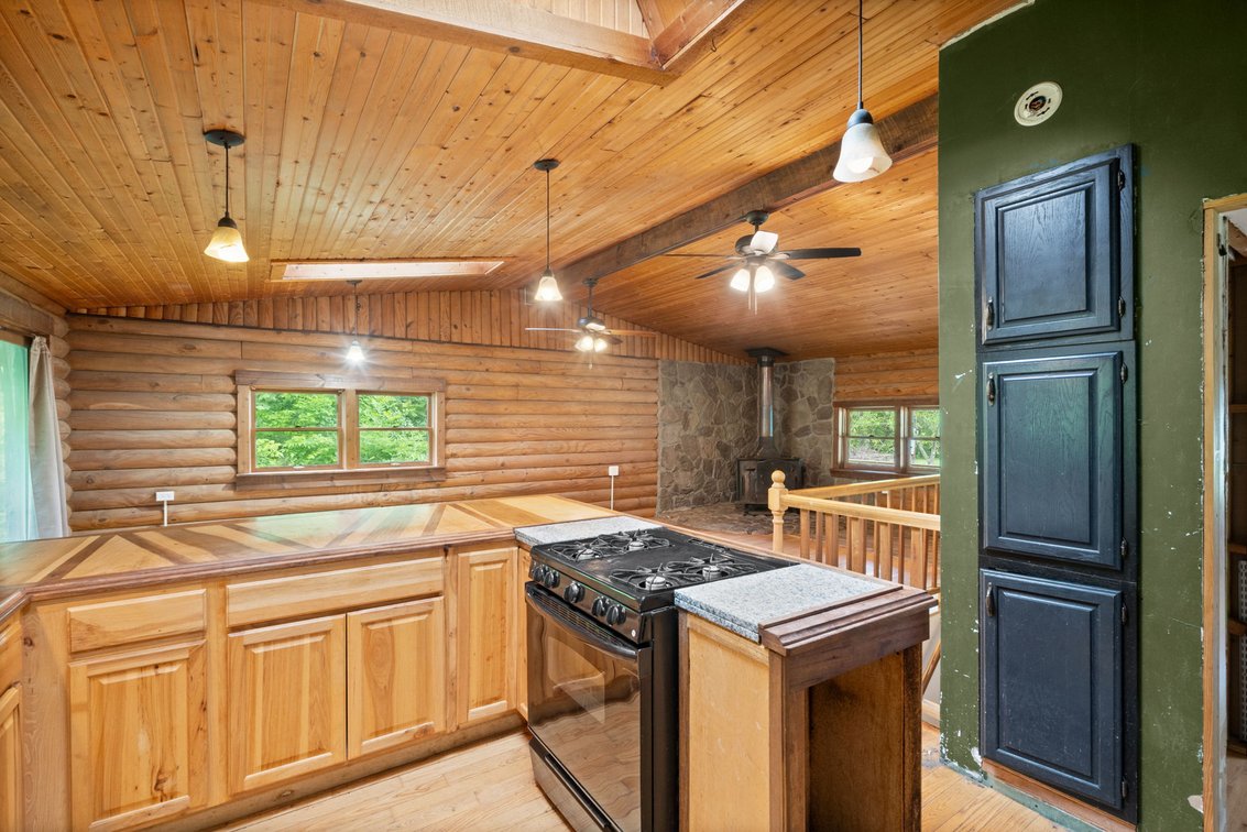 Image for Log Cabin on Basement | 10± Scenic Acres with Creek Frontage Online Auction