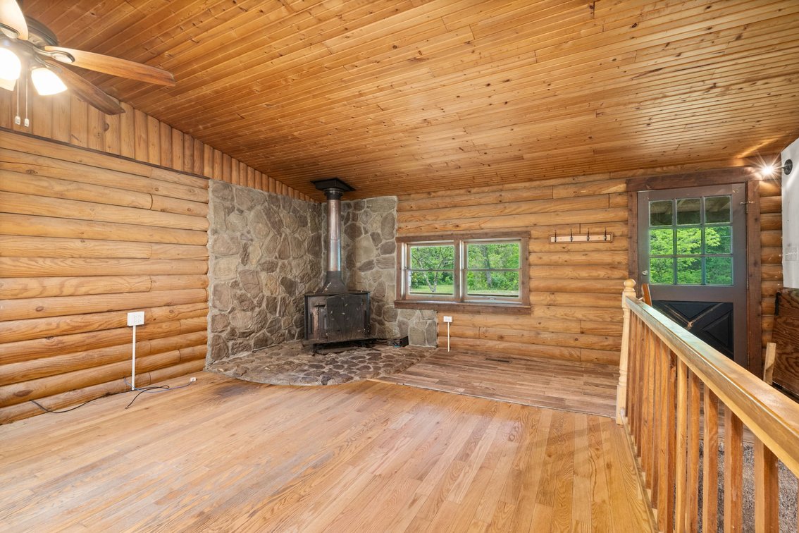 Image for Log Cabin on Basement | 10± Scenic Acres with Creek Frontage Online Auction