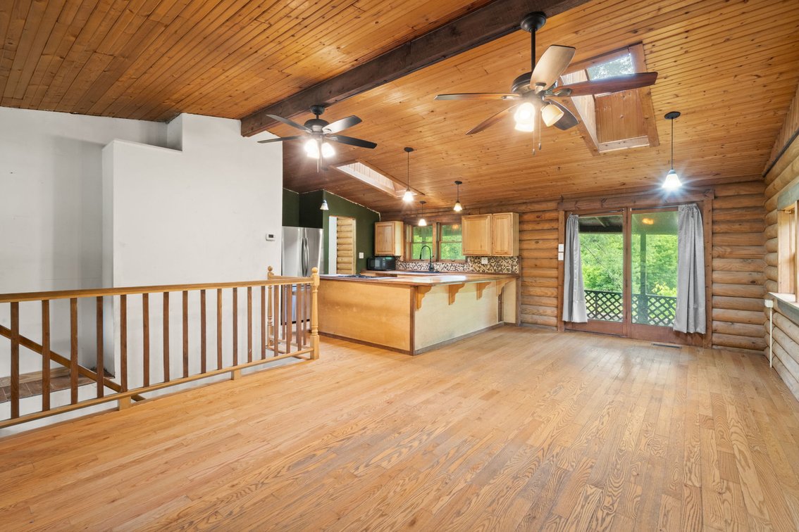 Image for Log Cabin on Basement | 10± Scenic Acres with Creek Frontage Online Auction