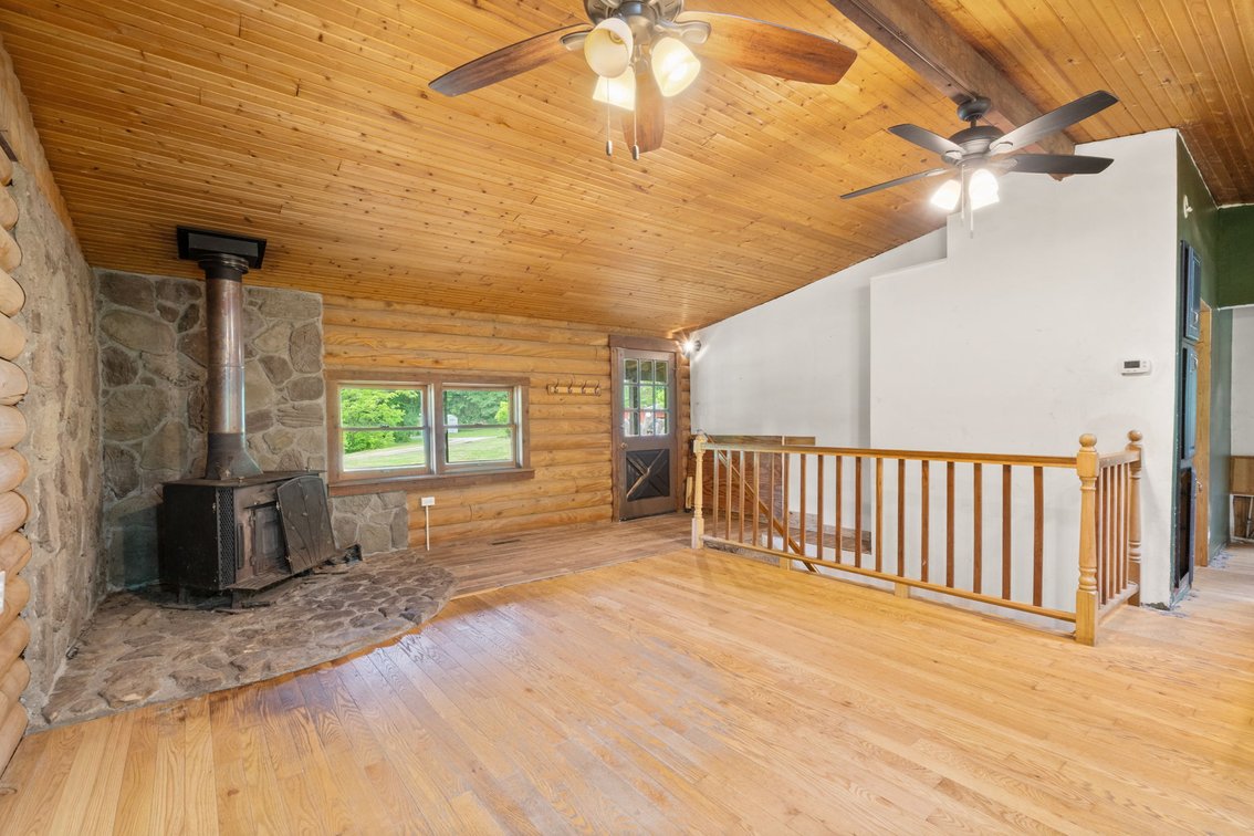Image for Log Cabin on Basement | 10± Scenic Acres with Creek Frontage Online Auction