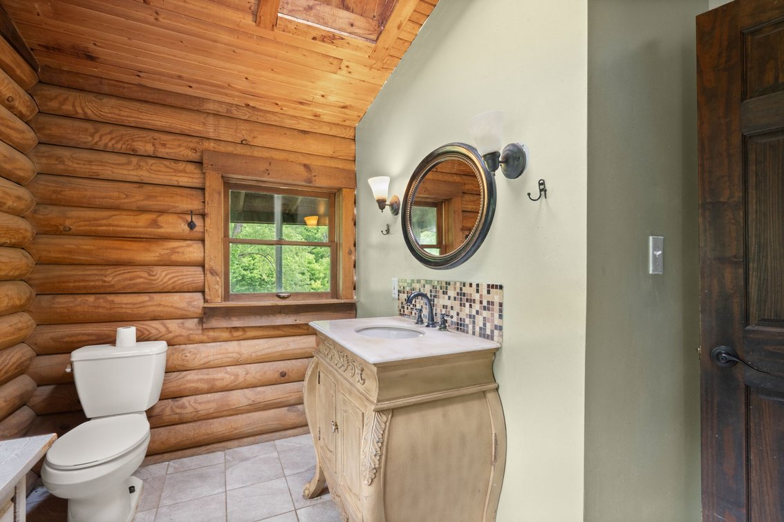 Image for Log Cabin on Basement | 10± Scenic Acres with Creek Frontage Online Auction
